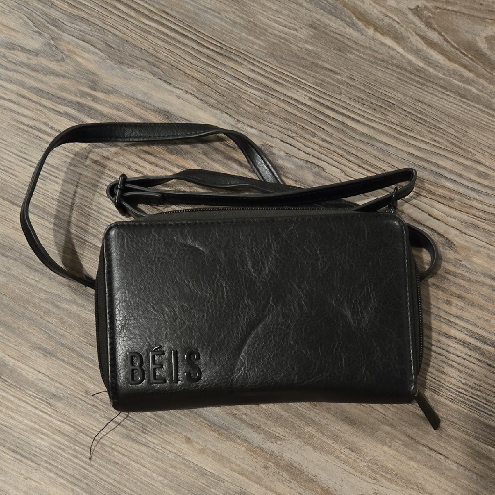 BEIS Black Men's Crossbody Bag